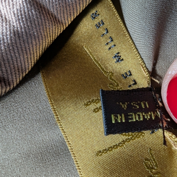 Nicole Miller Metallic Bodycon Dress sz 6 - Picture 8 of 8